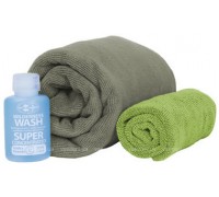 Набор Полотенце+шампунь Tek Towel Wash Kit (Eucalypt, XL)