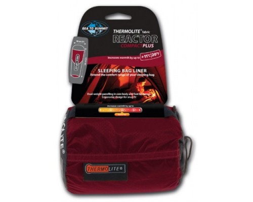 Вкладиш в спальник Sea to Summit Thermolite Reactor Compact Plus (Red Sack/Black&Red)