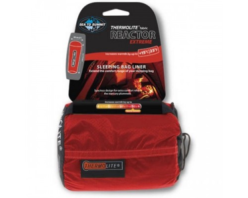 Вкладиш в спальник Sea to Summit Thermolite Reactor Extreme Long (Orange Sack/Red Liner, Long)