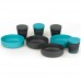 Набір посуду Sea to Summit DeltaLight Camp Set 4.4 (Pacific Blue/Grey)