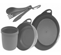 Набір посуду Sea to Summit Delta Camp Set (Bowl, Plate, Mug, Cutlery) (Grey)