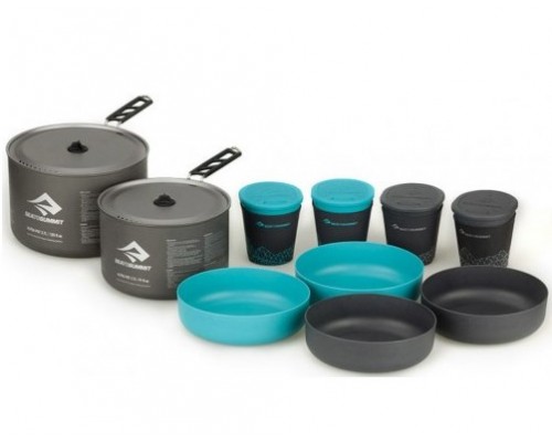 Набор посуды Alpha Cookset 4.2 (Pacific Blue/Grey)