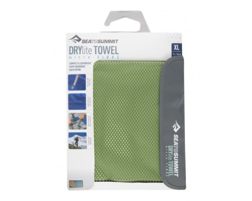 Рушник Sea to Summit DryLite Towel (Lime, S)