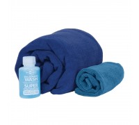 Набір рушник + шампунь Sea to Summit Tek Towel Wash Kit (Cobalt Blue, M)